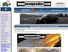 Tablet Screenshot of neongoodies.com
